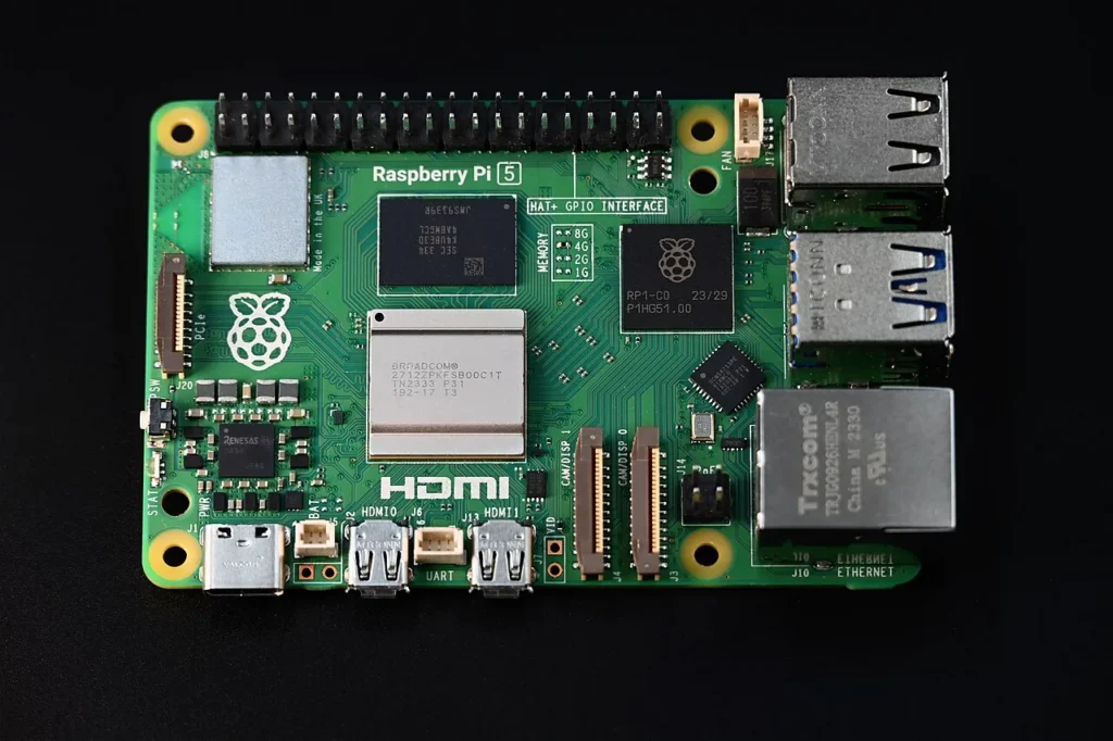 برد و لوازم رزبری‌پای RASPBERRY PI 5 8G