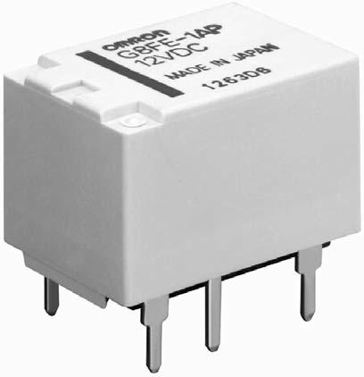 تصویر رسمی خانواده رله خودرویی OMRON G8FE-1AP برای مدل PCB؛ نماینده G8FE-1AP-L